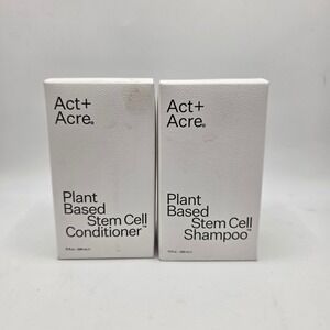 Act+Acre Plant Based Stem Cell Shampoo and Conditioner Set 10oz Each Duo